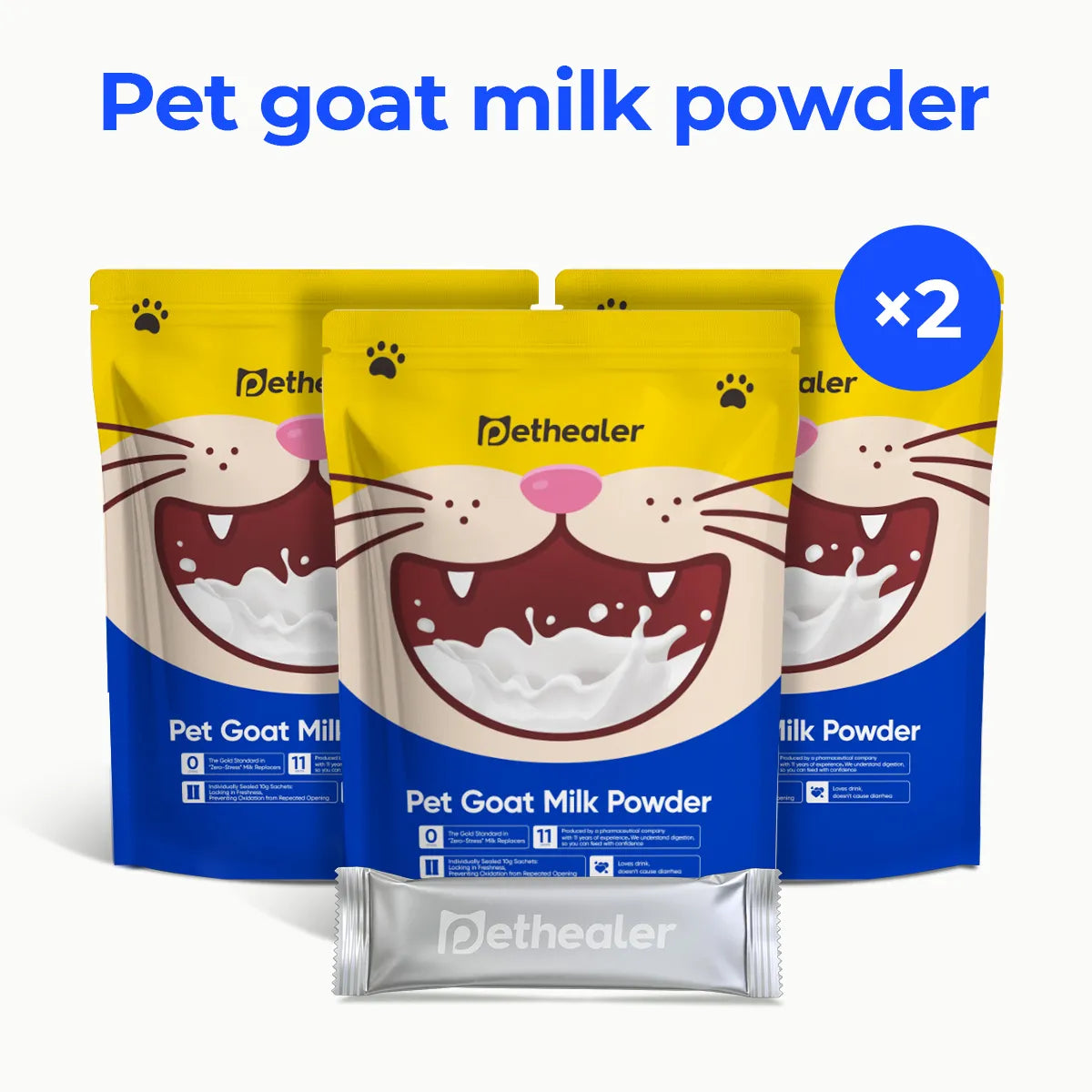 Pethealer Goat Milk Powder for Dogs & Cats