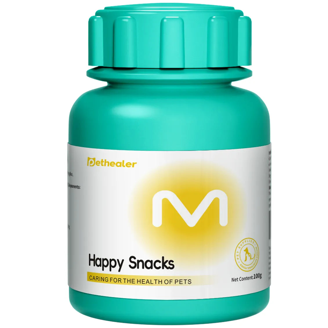 PETHEALER Happy Snacks ขนมเม็ดดูแลอารมณ์สำหรับสุนัขและแมว ช่วยผ่อนคลายในช่วงติดสัด