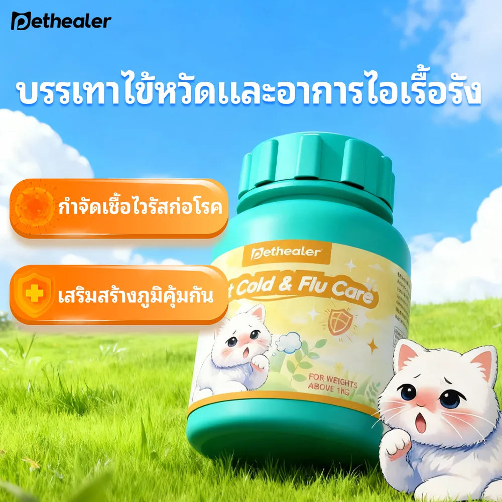 Pethealer อาหารเสริมดูแลสุขภาพสำหรับสุนัขและแมว แบบผง