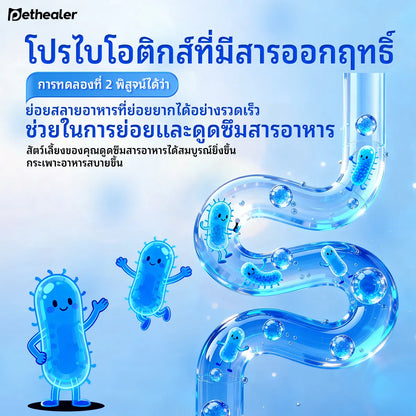 Pethealer Active Compound Probiotics - Công thức mới, Probiotic kết hợp vitamin dành cho chó và mèo