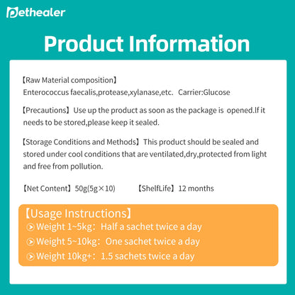 Pethealer Advanced Probiotic Formula – Digestive Health Support for Dogs & Cats