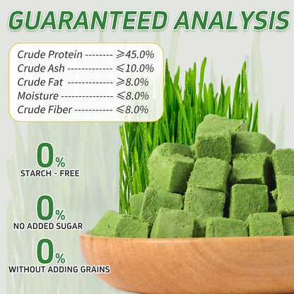 Pethealer Chicken & Salmon Freeze-Dried Cat Grass Bites for Cats – 60g