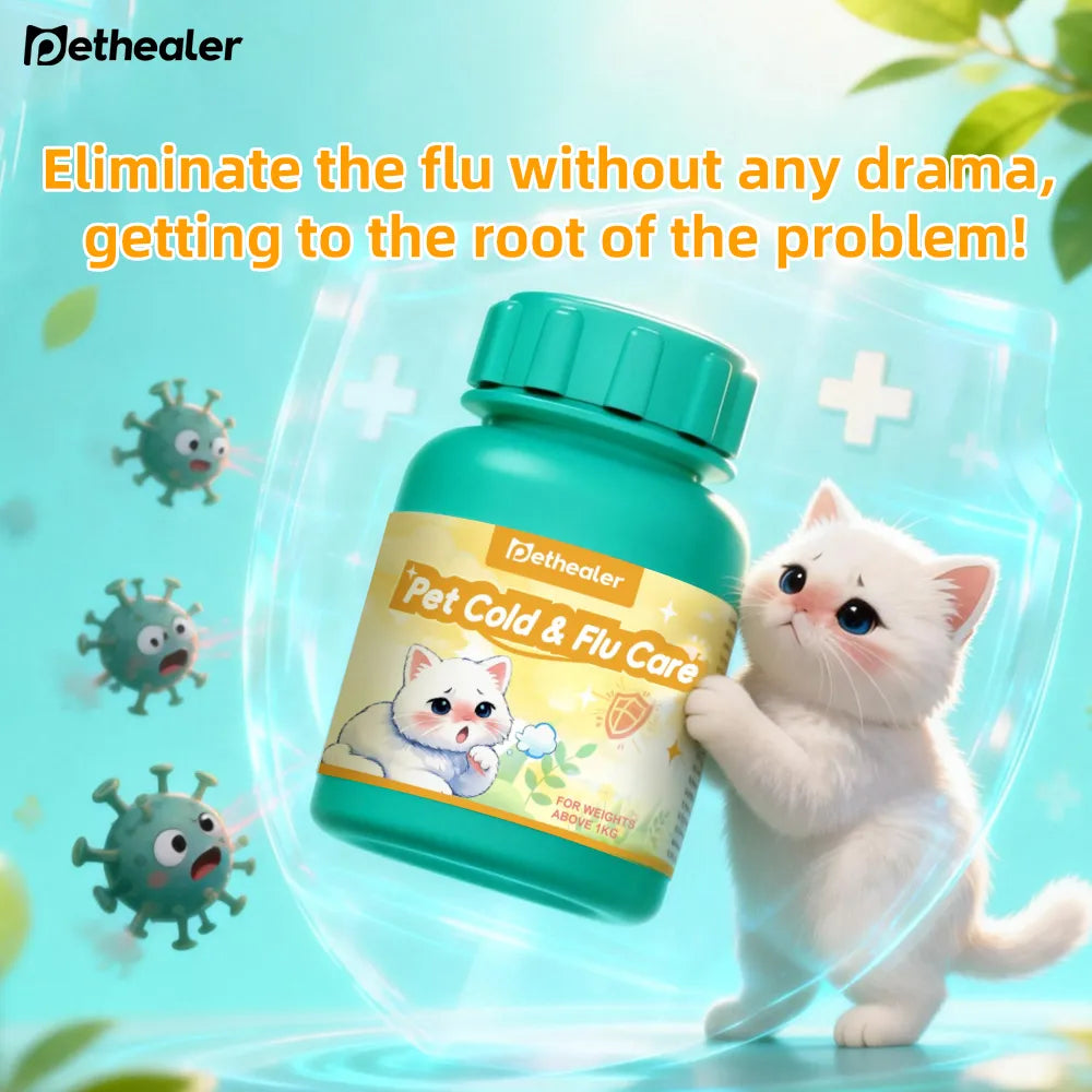 Pethealer Immune Support Powder for Cats During Recovery, 50g