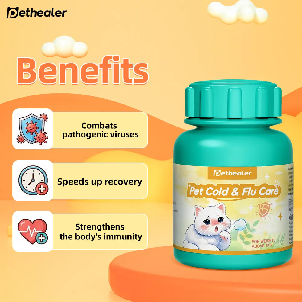 Pethealer Immune Support Powder for Cats During Recovery, 50g