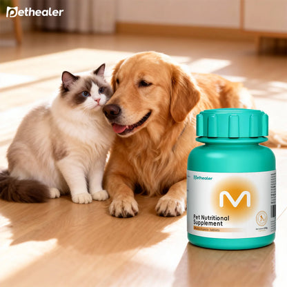 Pethealer Multivitamin Chewable Tablets for Cats & Dogs – 200 Count