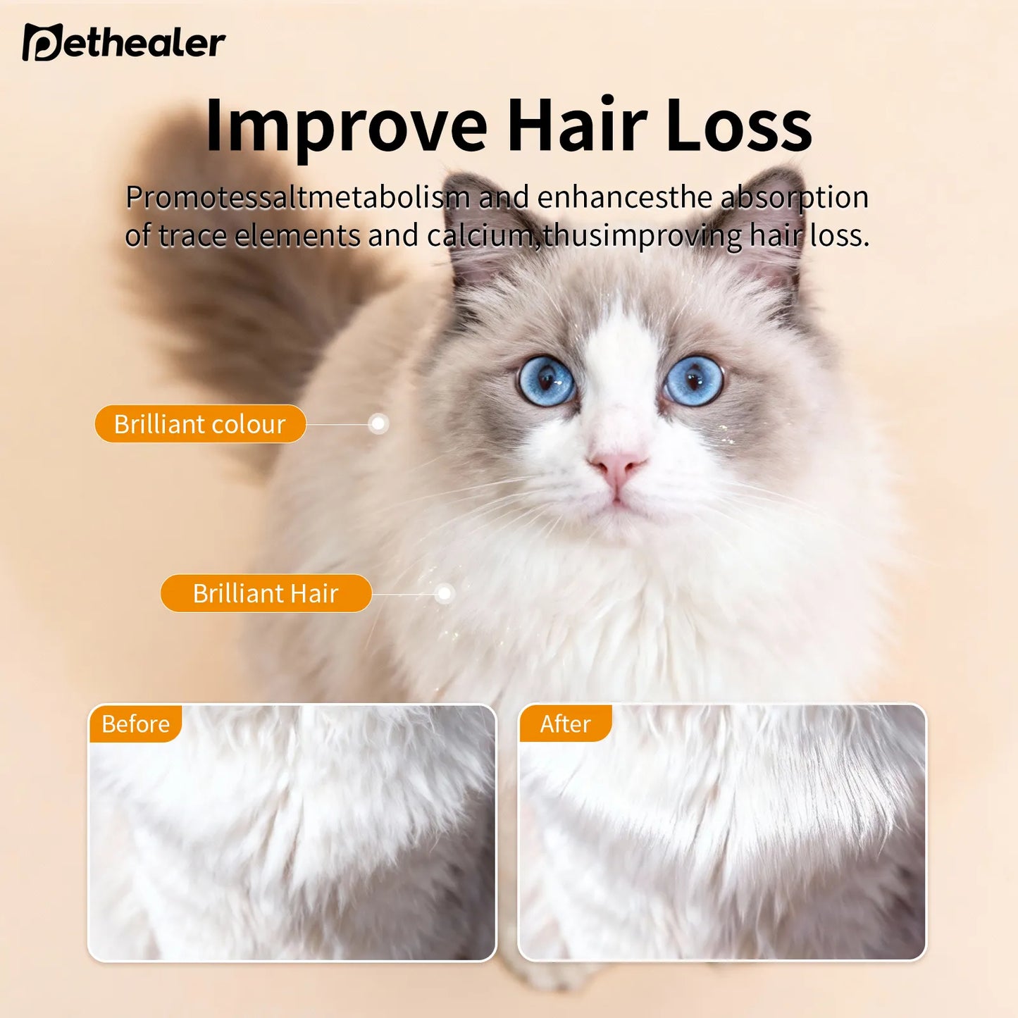Pethealer Multivitamin Chewable Tablets for Cats & Dogs – 200 Count