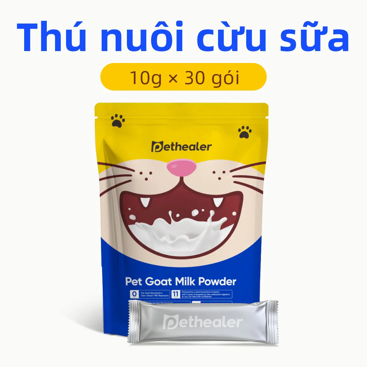 Pethealer Goat Milk for Pets supports body and immunity for cats and dogs