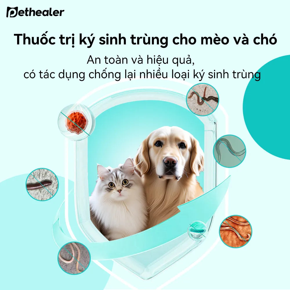 Pethealer Viên Thưởng Chăm Sóc Ký Sinh Trùng Ngoài Da Công Thức Bảo Vệ