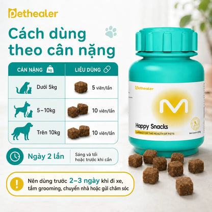 Pethealer Viên thưởng thư giãn giảm căng thẳng