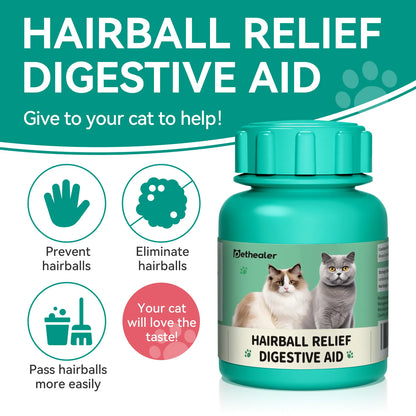 Pethealer Hairball Control & Digestive Support Treats, 100g
