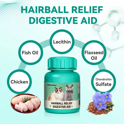 Pethealer Hairball Control & Digestive Support Treats, 100g