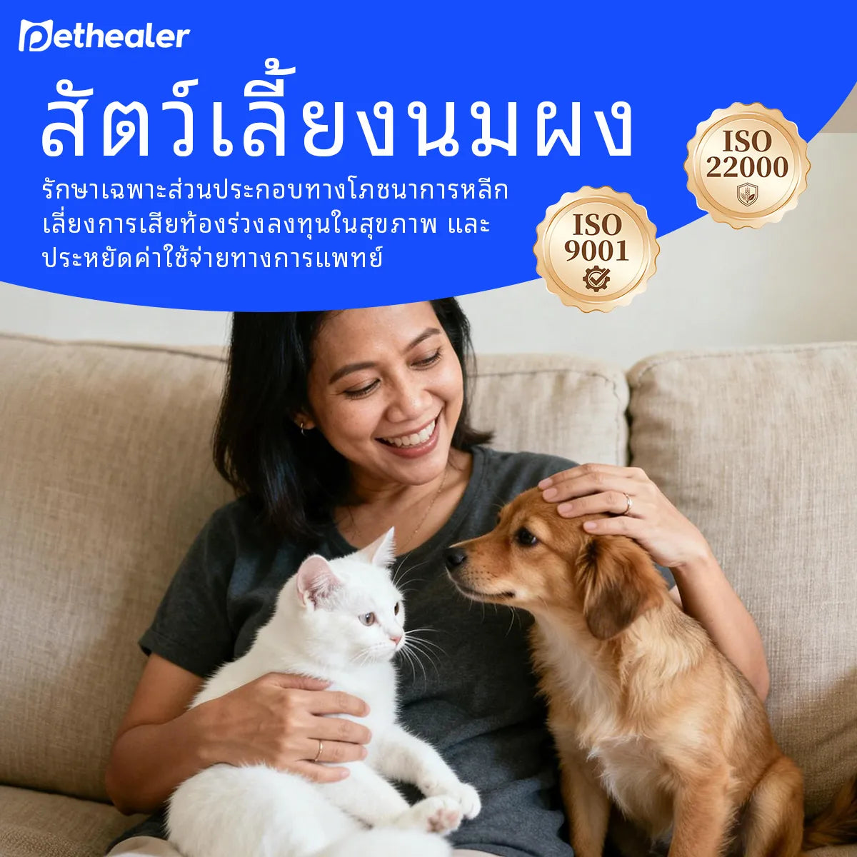 Sữa dê Pethealer dành cho thú cưng giúp bồi bổ cơ thể và tăng cường miễn dịch cho chó mèo.