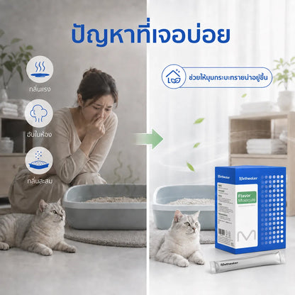 Pethealer ผงกำจัดกลิ่นทรายแมว ลดกลิ่นไม่พึงประสงค์ ปลอดภัยสำหรับสัตว์เลี้ยง
