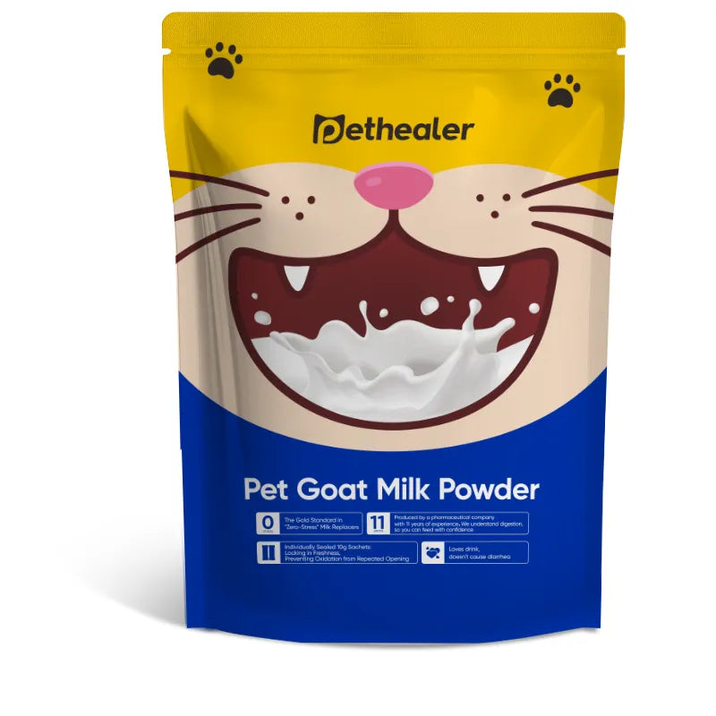 Pethealer นมแพะสำหรับสัตว์เลี้ยง บำรุงร่างกายและเสริมภูมิคุ้มกัน สำหรับสุนัขและแมว