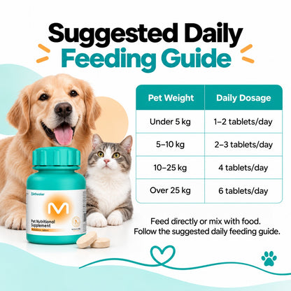 Pethealer Multivitamin Tablets for Cats & Dogs – Approx. 200 Tablets