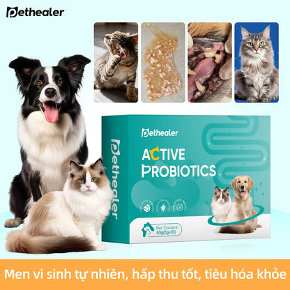 Pethealer Probiotic Formula for Dog and Cat Gut Health