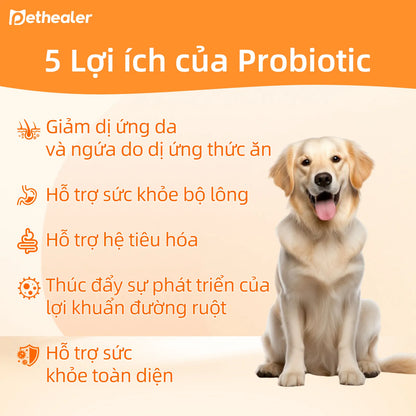 Pethealer Probiotic Formula for Dog and Cat Gut Health