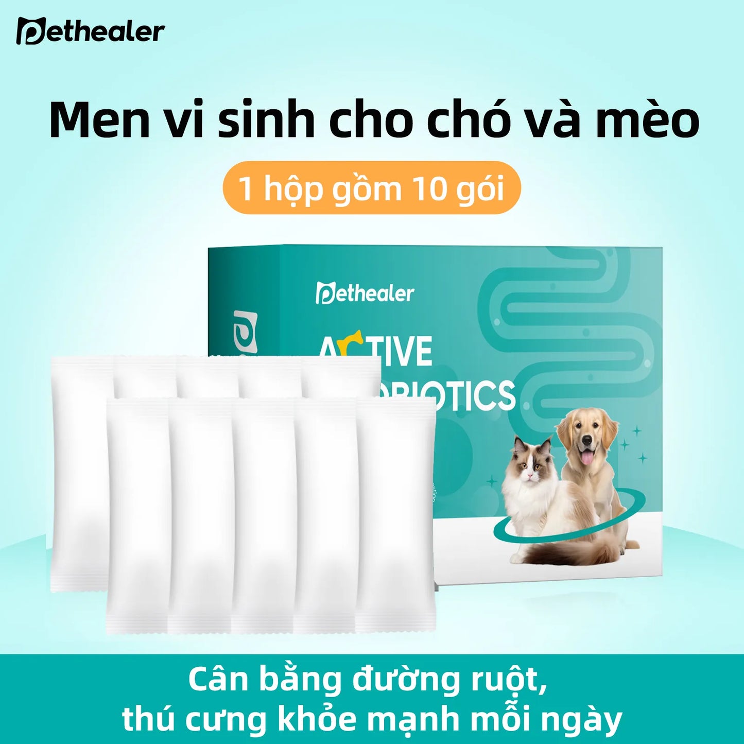 Pethealer Probiotic Formula for Dog and Cat Gut Health
