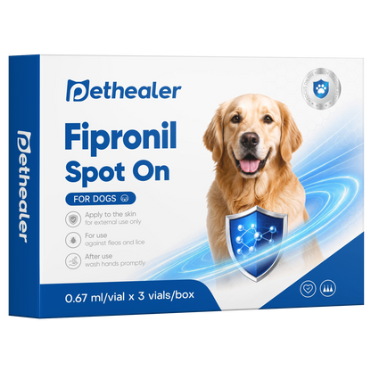 Pethealer ยาหยดกำจัดเห็บหมัดสำหรับสุนัข Fipronil