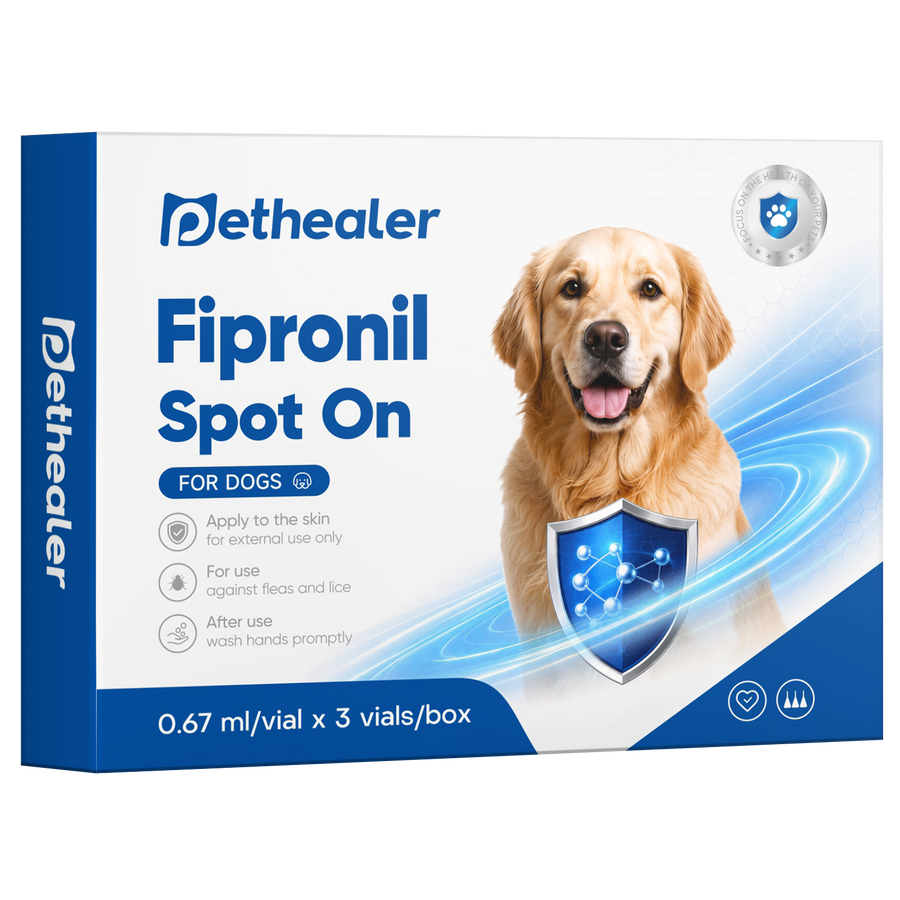 Pethealer ยาหยดกำจัดเห็บหมัดสำหรับสุนัข Fipronil