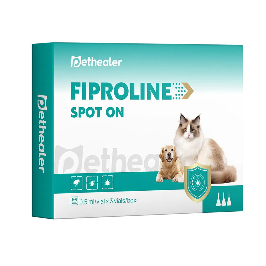 Pethealer Fipronil ยาหยดกำจัดเห็บหมัด สำหรับสุนัขและแมว